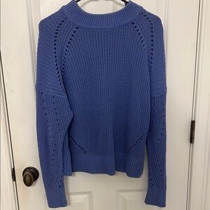 Women's Blue Knit Sweater